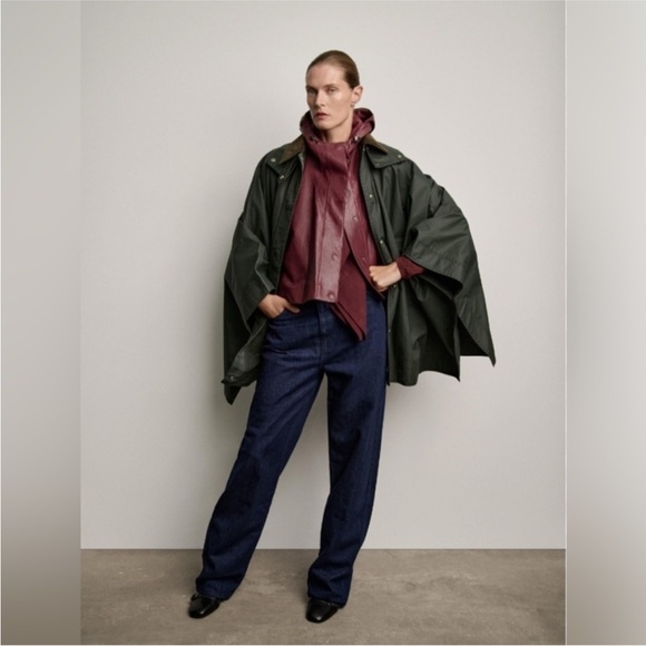 ZARA WAXED CAPE ZW COLLECTION 2969/250/500 030/338 - Picture 7 of 16